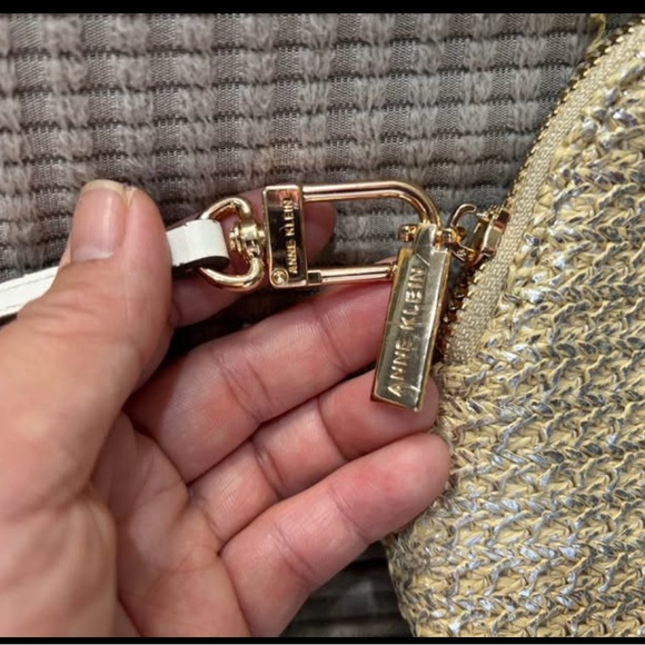 Anne Klein Gold and Cream Clutch - Picture 3 of 3